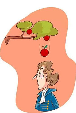 一个苹果从树上掉下来砸中了牛顿的头，启发了他关于万有引力的思考。 (由 AI 生成标题)